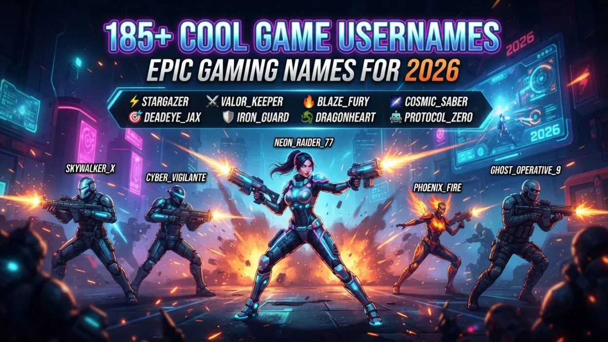 Cool Game Usernames