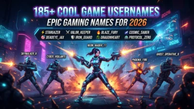 Cool Game Usernames