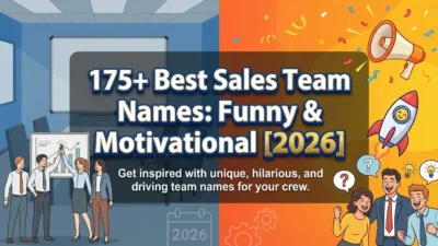Sales Team Names