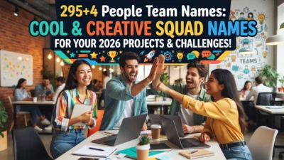 4 People Team Names