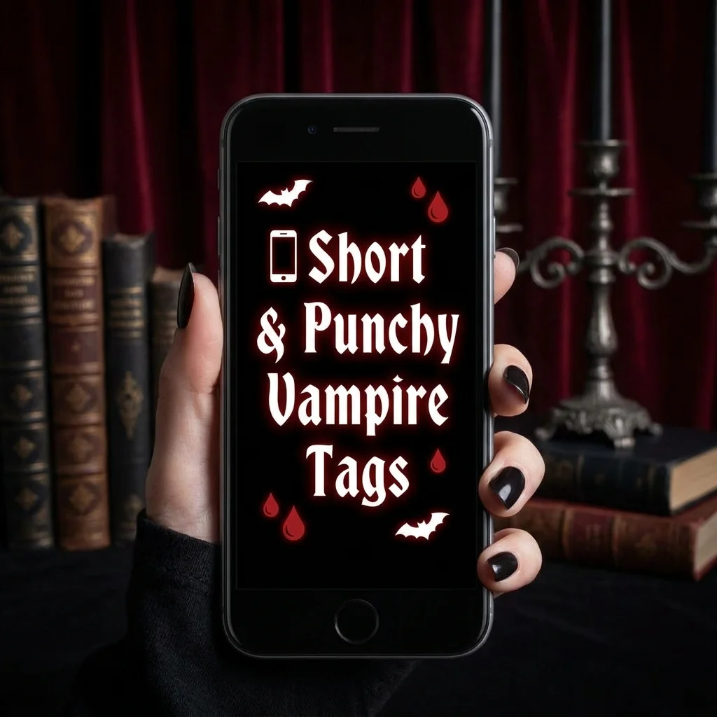 📱 Short & Punchy Vampire Tags