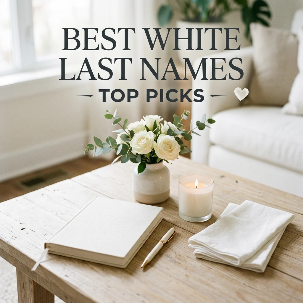 🤍 Best White Last Names – Top Picks