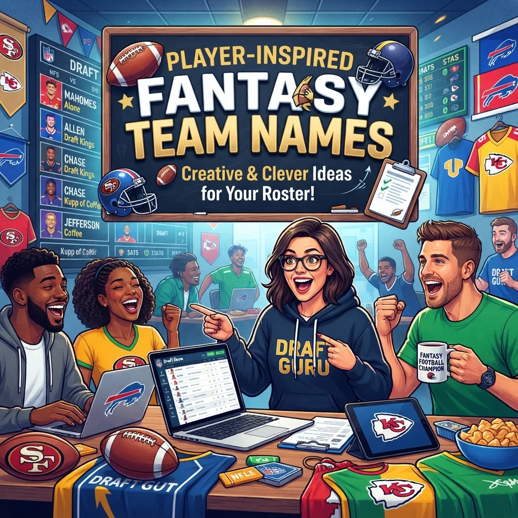 🏈 Player-Inspired Fantasy Team Names