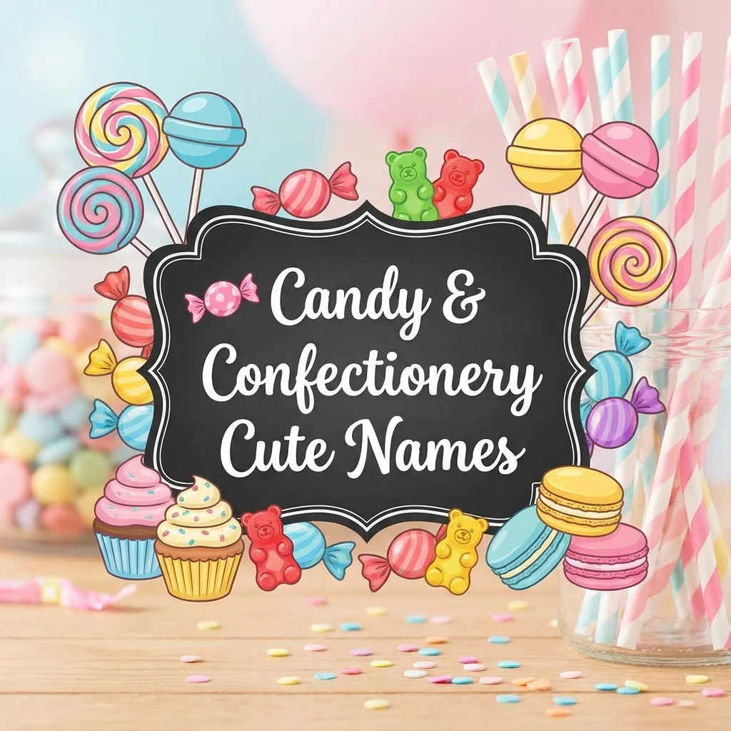 ๐ฌ Candy & Confectionery Cute Names