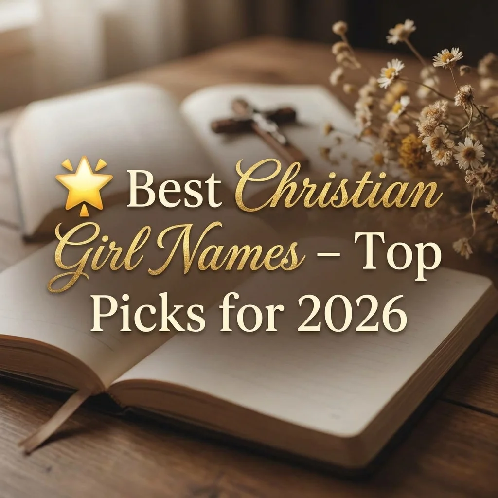 🌟 Best Christian Girl Names – Top Picks for 2026