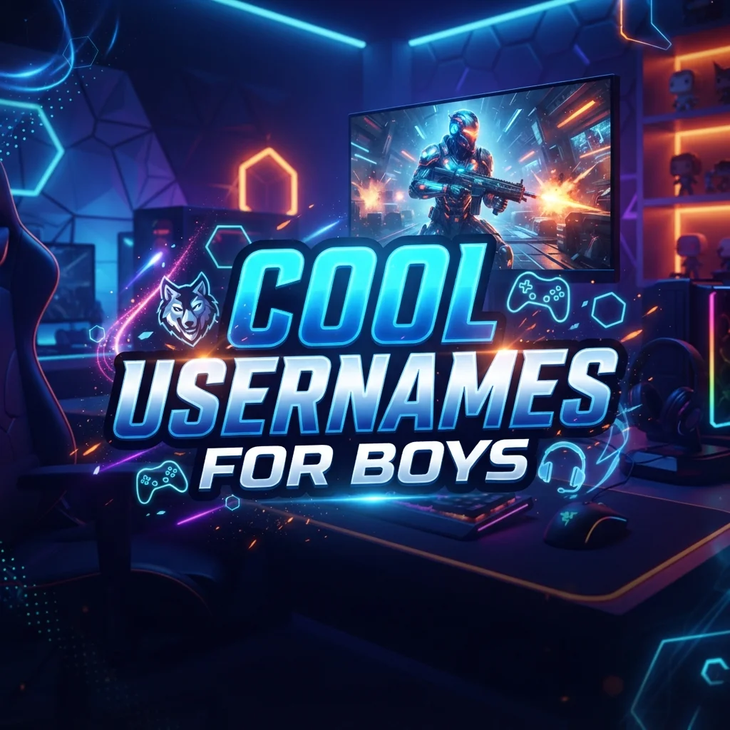 🎮 Cool Usernames for Boys