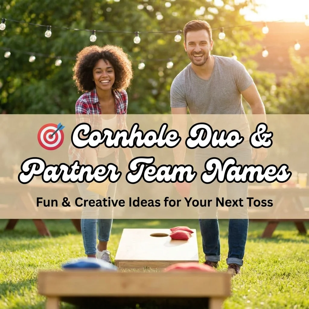 ๐ฏ Cornhole Duo & Partner Team Names