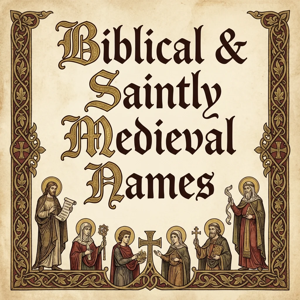 ๐ Biblical & Saintly Medieval Names