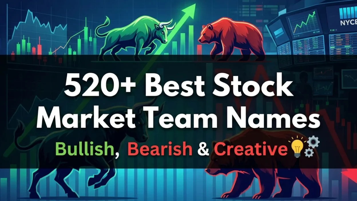 520+ best stock market team names featuring bullish, bearish, and creative ideas