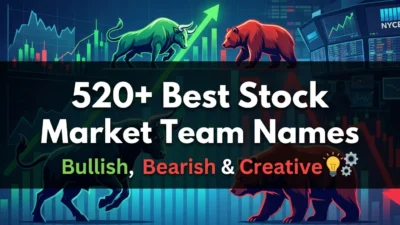 520+ best stock market team names featuring bullish, bearish, and creative ideas