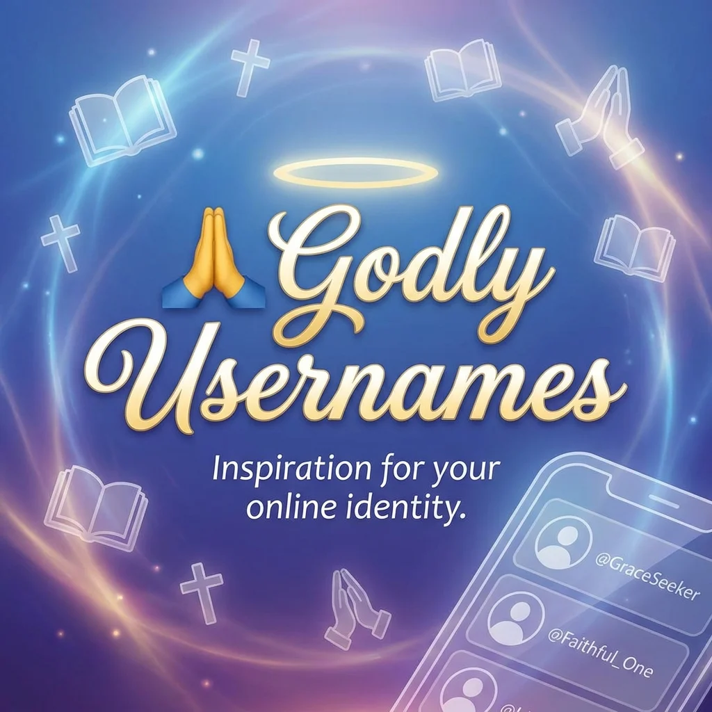 Godly usernames with faith-inspired, Christian, and spiritual username ideas