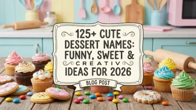 Cute Dessert Names