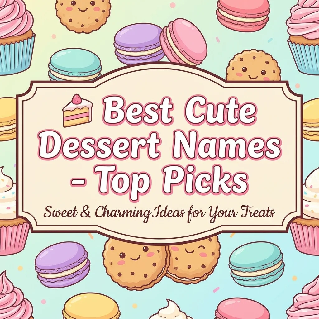 ๐ฐ Best Cute Dessert Names โ Top Picks