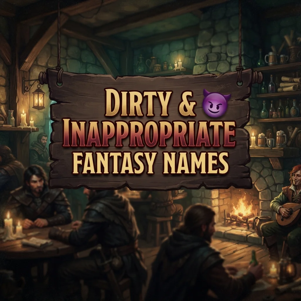😈 Dirty & Inappropriate Fantasy Names