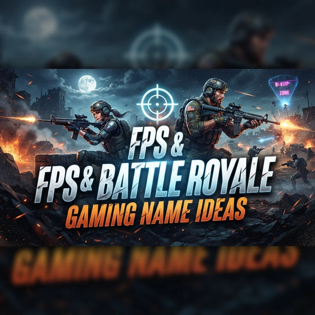 ๐ฏ FPS & Battle Royale Gaming Name Ideas