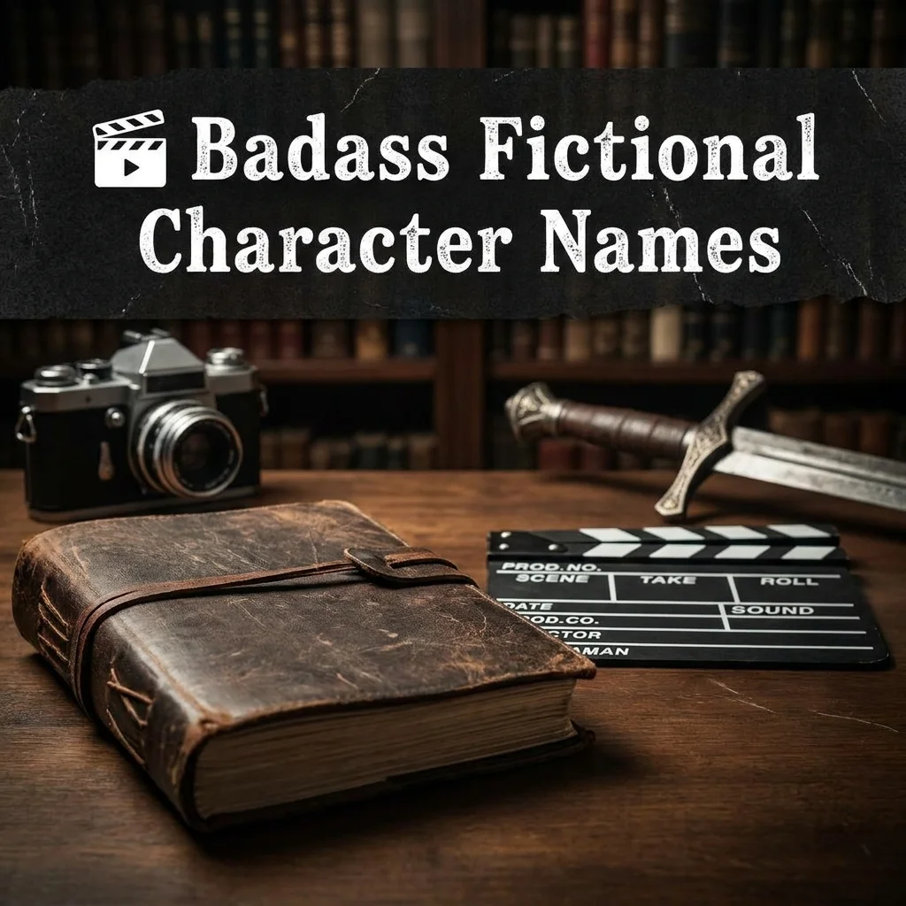 🎬 Badass Fictional Character Names