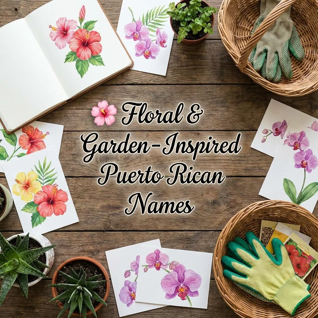 πΈ Floral & Garden-Inspired Puerto Rican Names