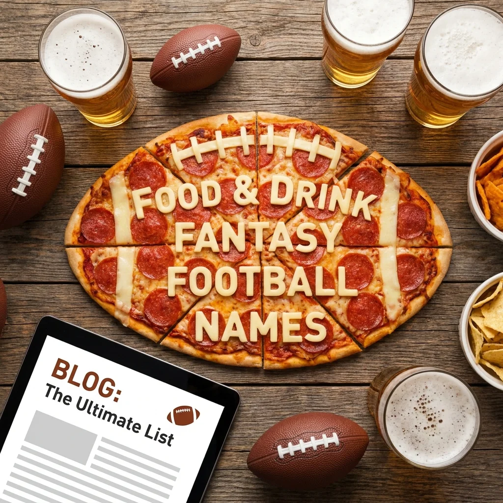 🍕 Food & Drink Fantasy Football Names