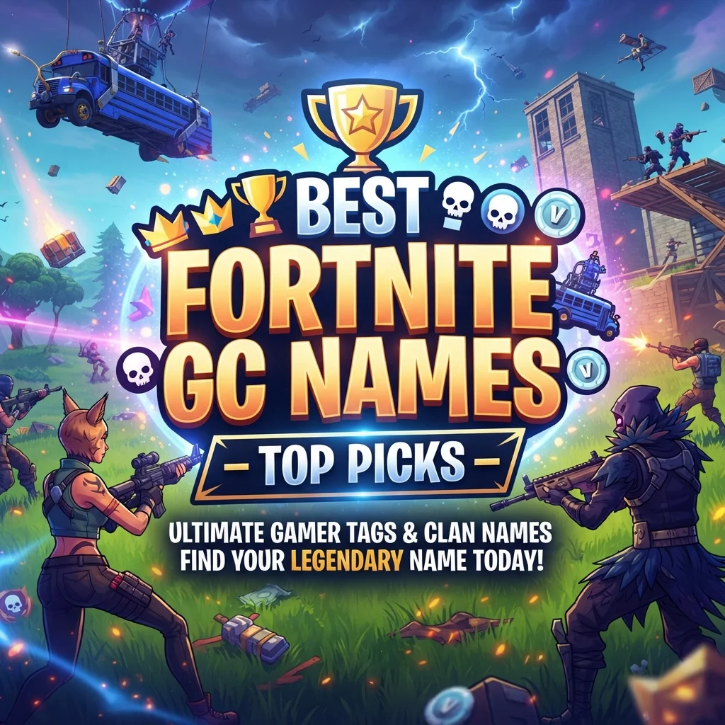 🏆 Best Fortnite GC Names – Top Picks