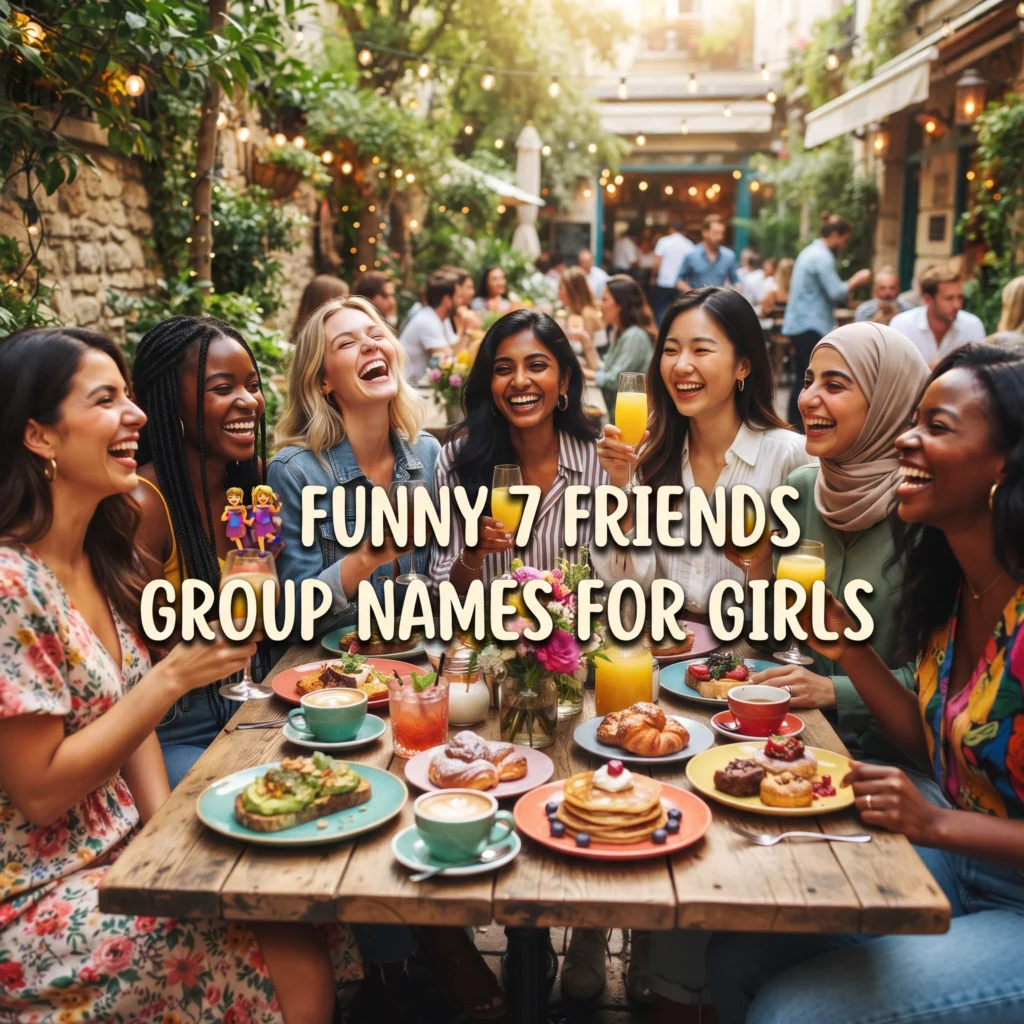 ๐ฏโโ๏ธ Funny 7 Friends Group Names for Girls