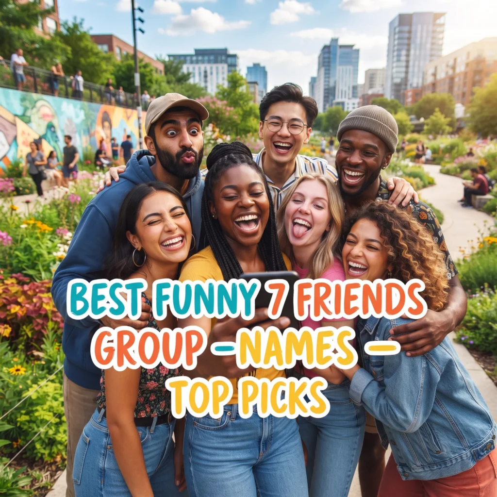 ๐ Best Funny 7 Friends Group Names โ Top Picks