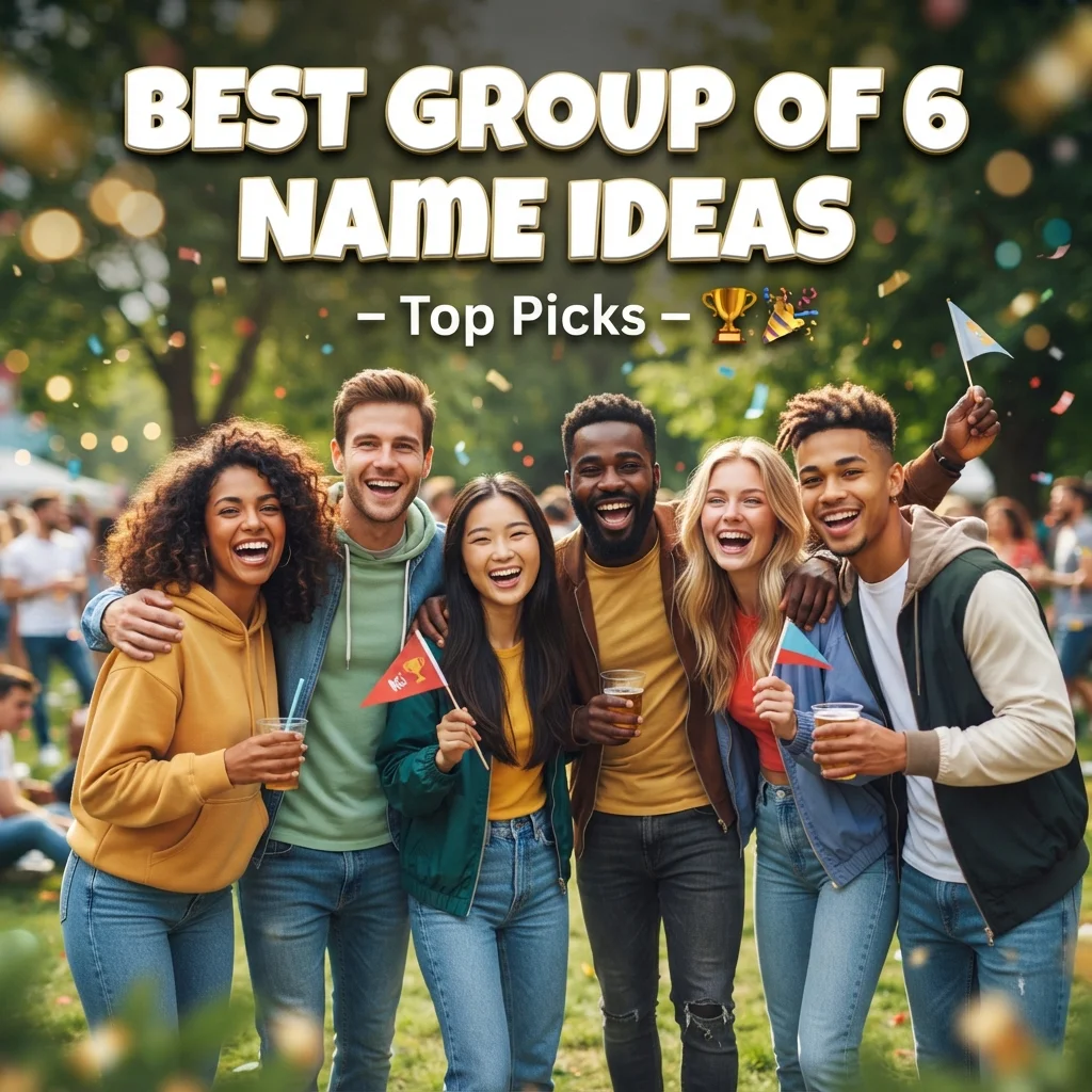 🏆 Best Group of 6 Name Ideas – Top Picks