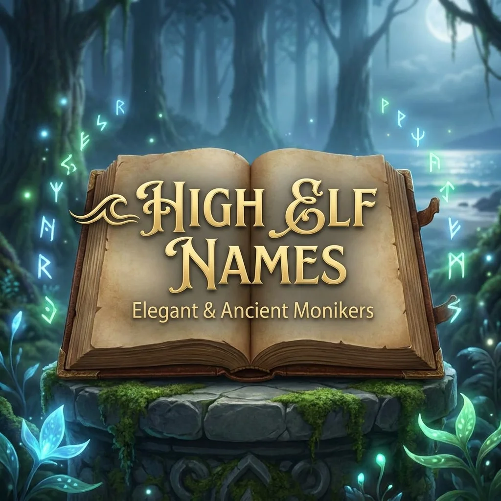 🌊 High Elf Names