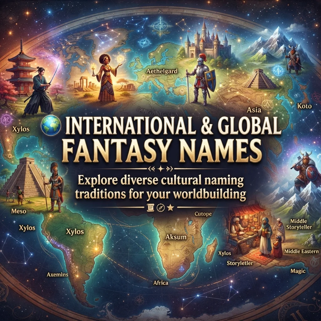 🌍 International & Global Fantasy Names