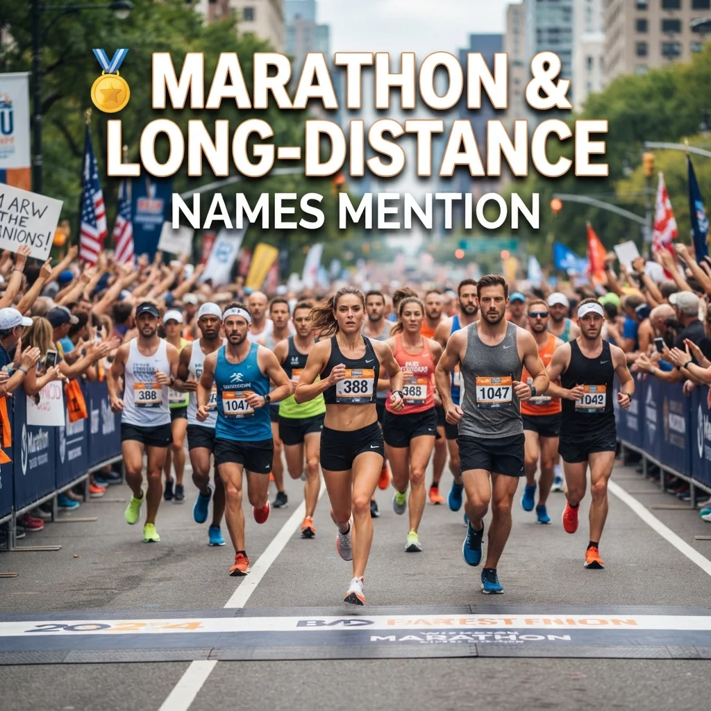 🏅 Marathon & Long-Distance Names