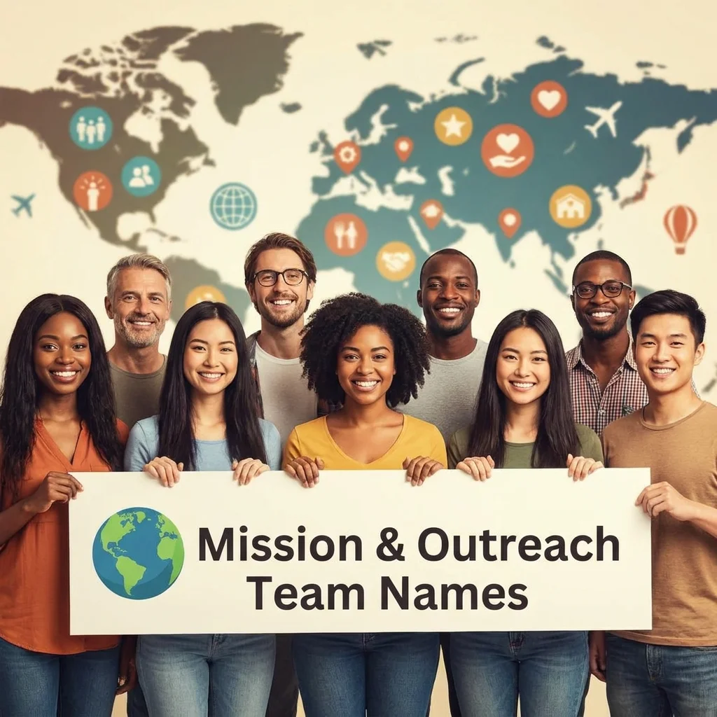 🌍 Mission & Outreach Team Names