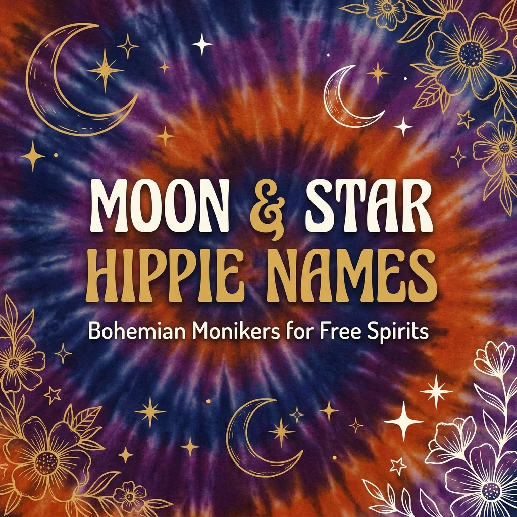 ๐ Moon & Star Hippie Names