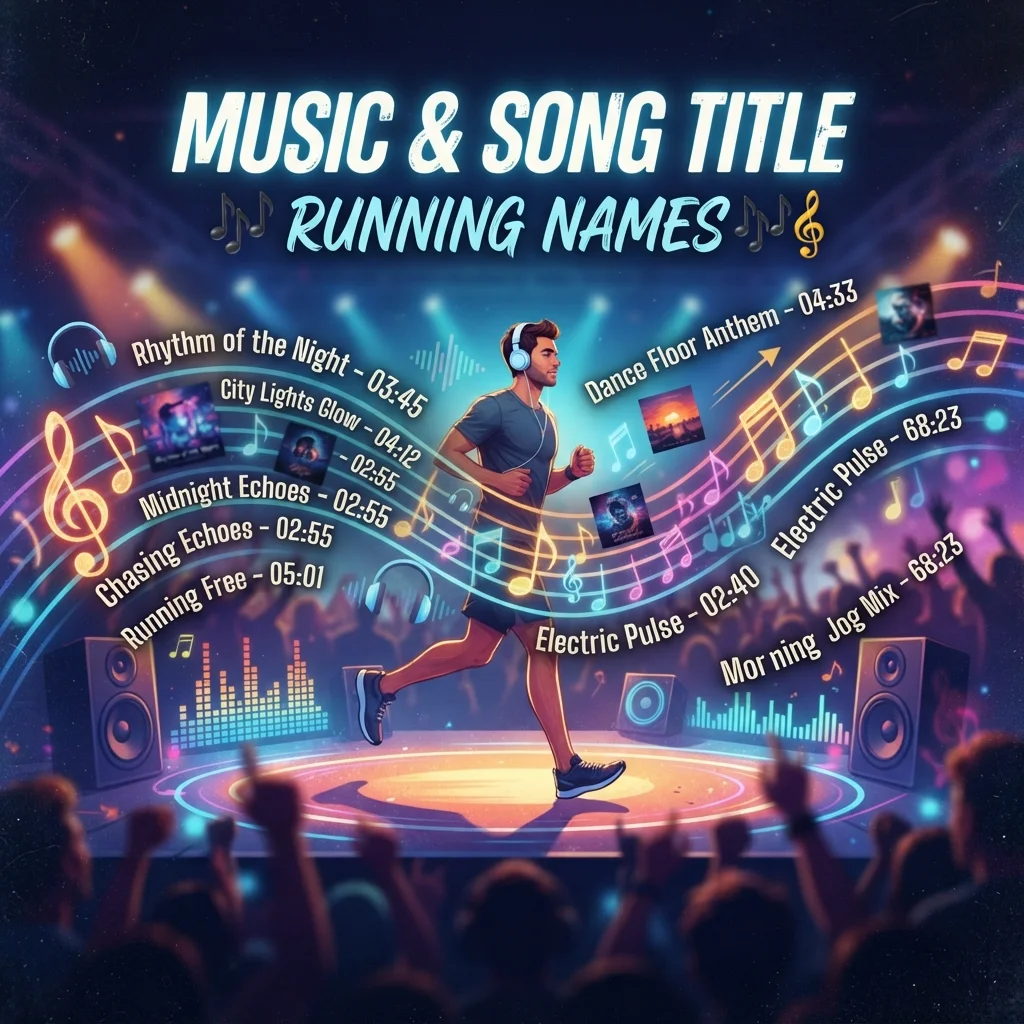 🎶 Music & Song Title Running Names