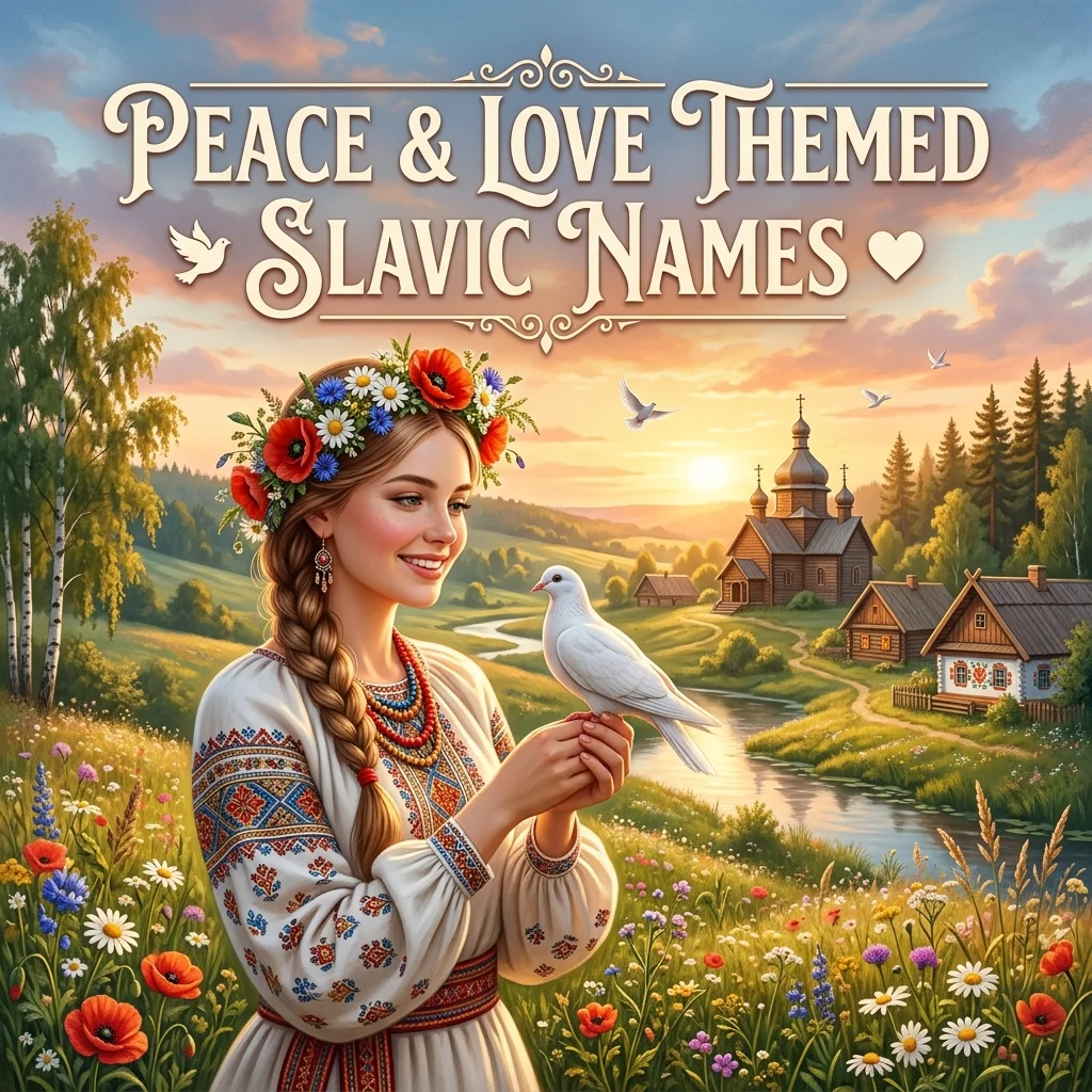 🕊️ Peace & Love Themed Slavic Names