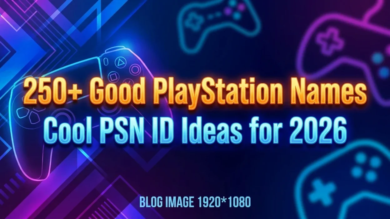 Good PlayStation Names