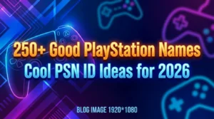 Good PlayStation Names