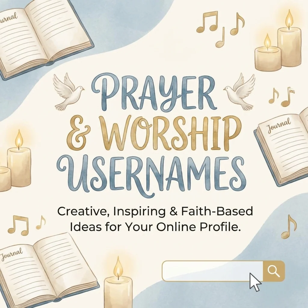 🕊️ Prayer & Worship Usernames