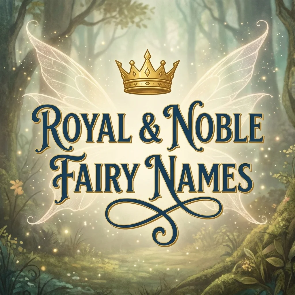 👑 Royal & Noble Fairy Names