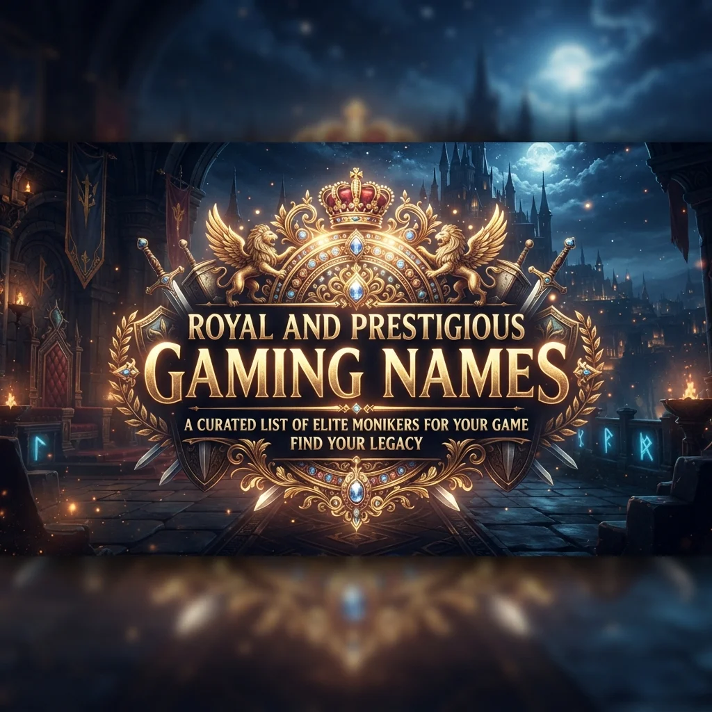 👑 Royal and Prestigious Gaming Names