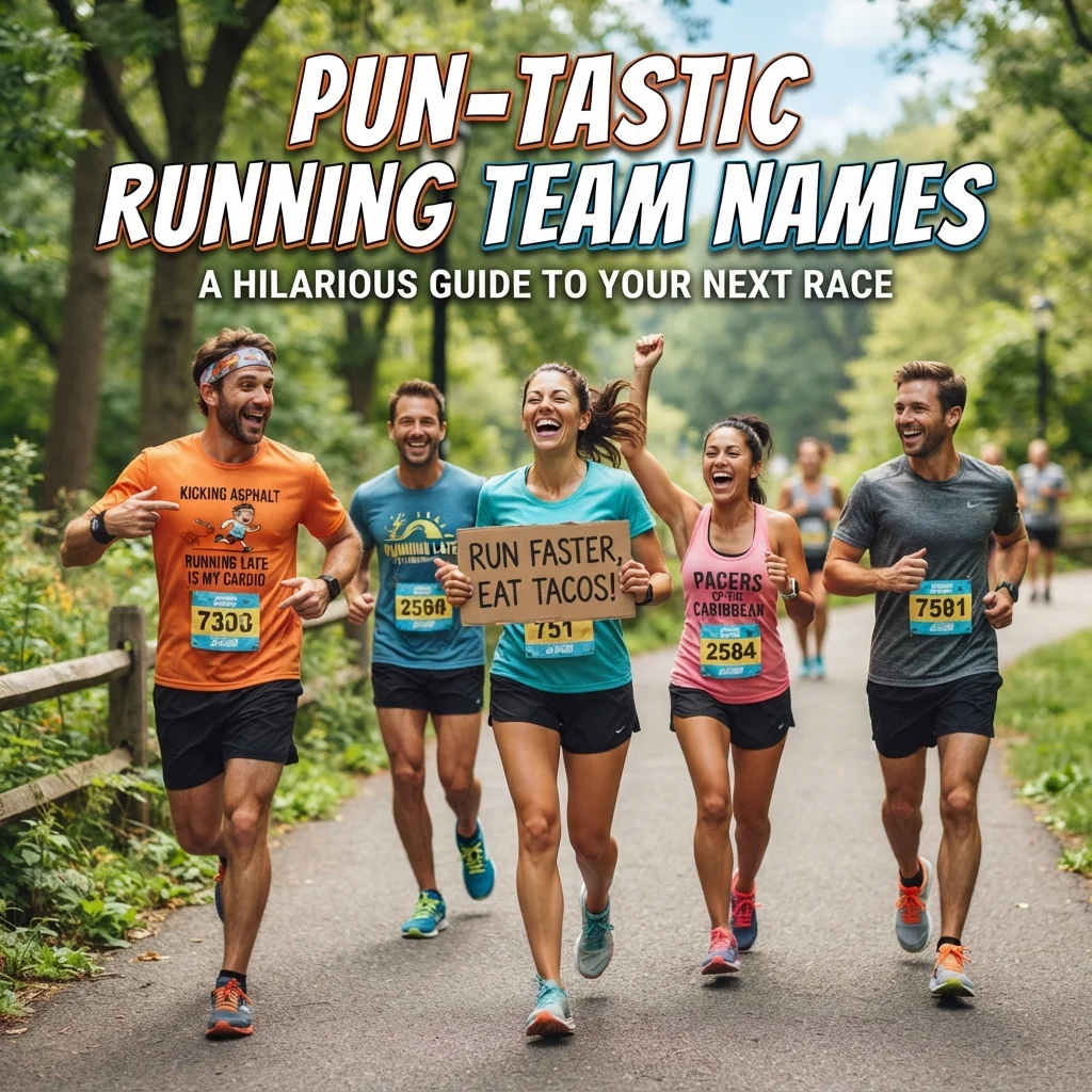 🏃‍♂️ Pun-Tastic Running Team Names