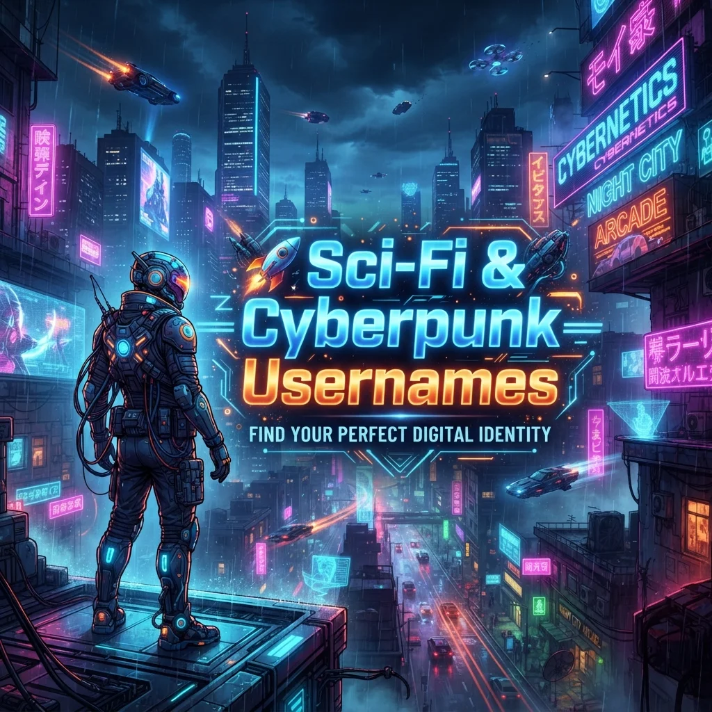 🚀 Sci-Fi & Cyberpunk Usernames