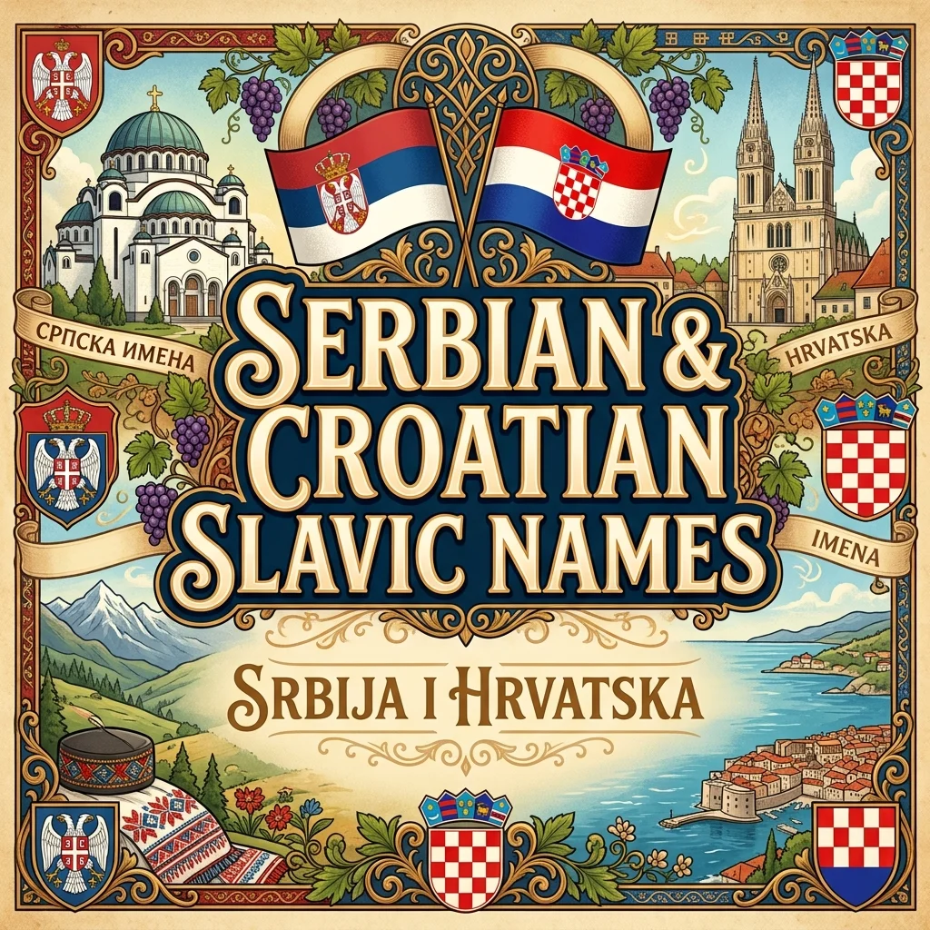 🇷🇸 Serbian & Croatian Slavic Names