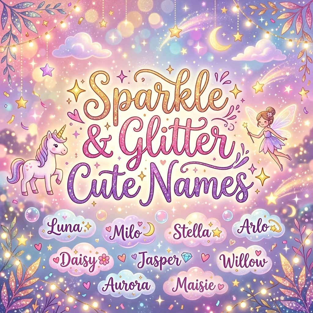 π« Sparkle & Glitter Cute Names