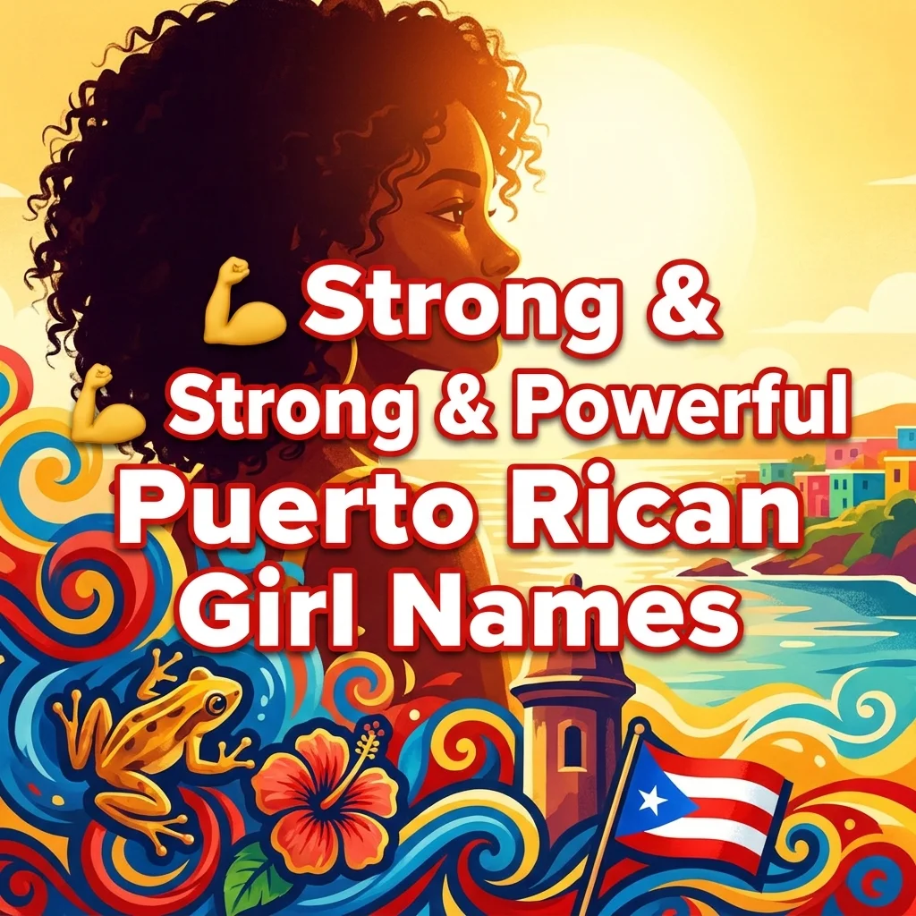 πͺ Strong & Powerful Puerto Rican Girl Names