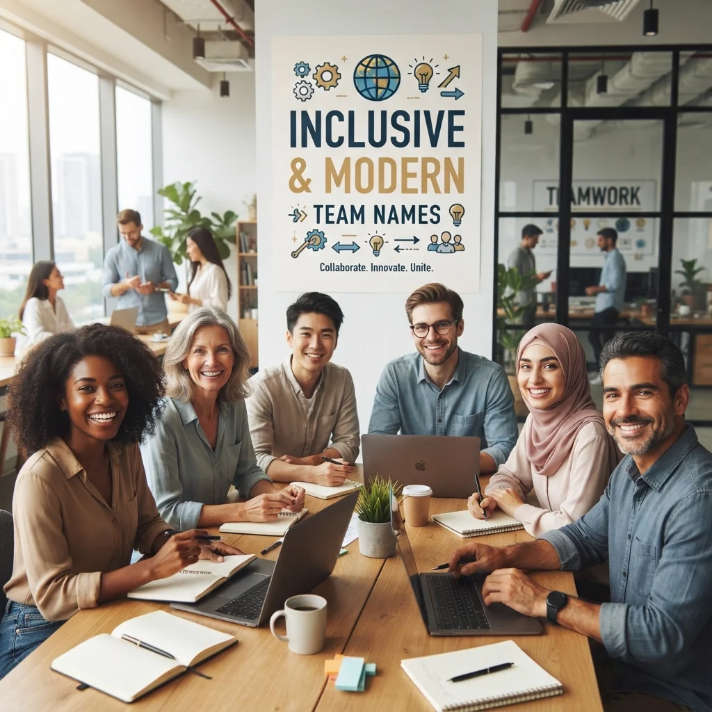 🌐 Inclusive & Modern Team Names