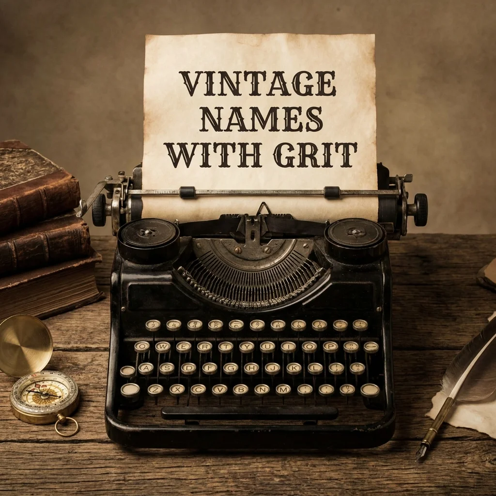 π Vintage Names with Grit