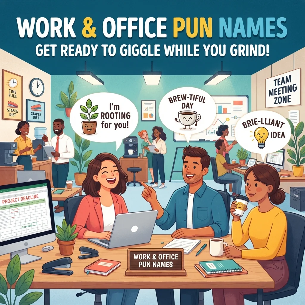 🏢 Work & Office Pun Names