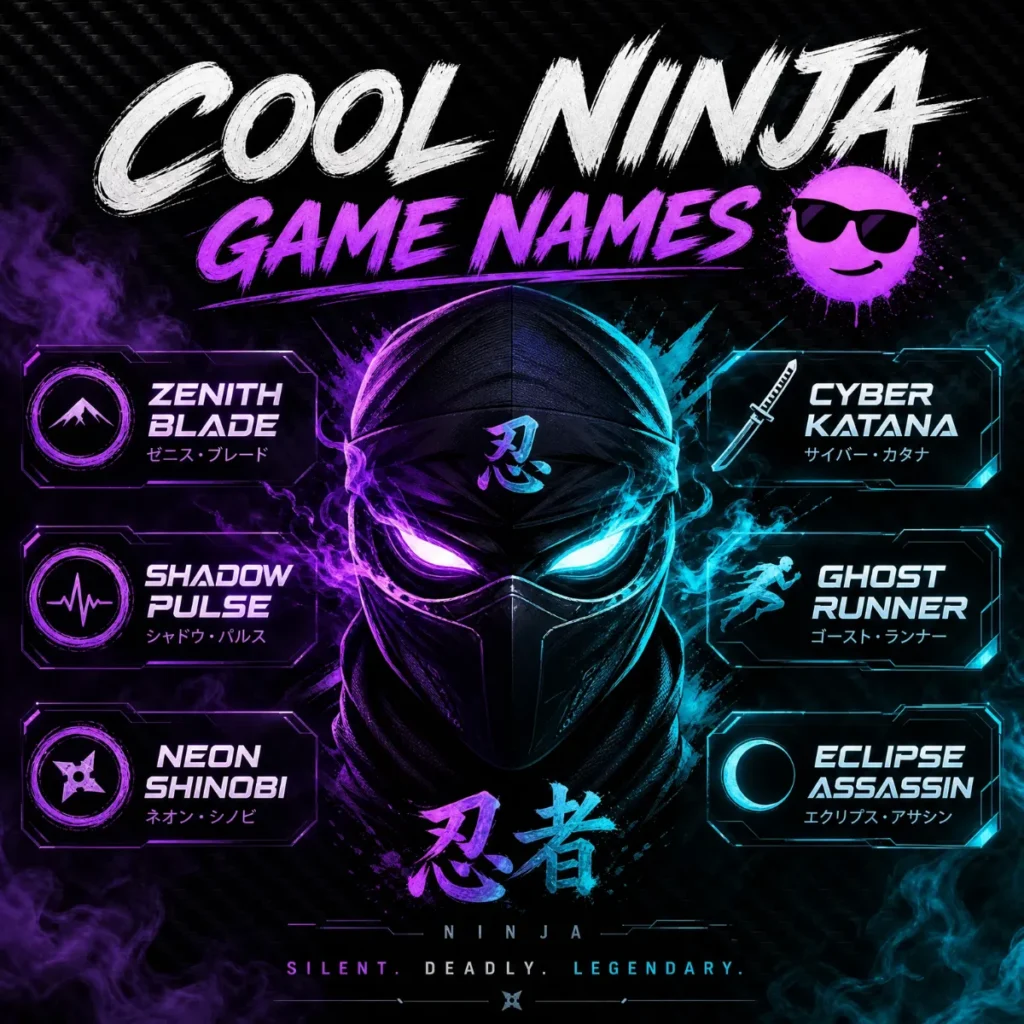 Cool Ninja Game Names 😎