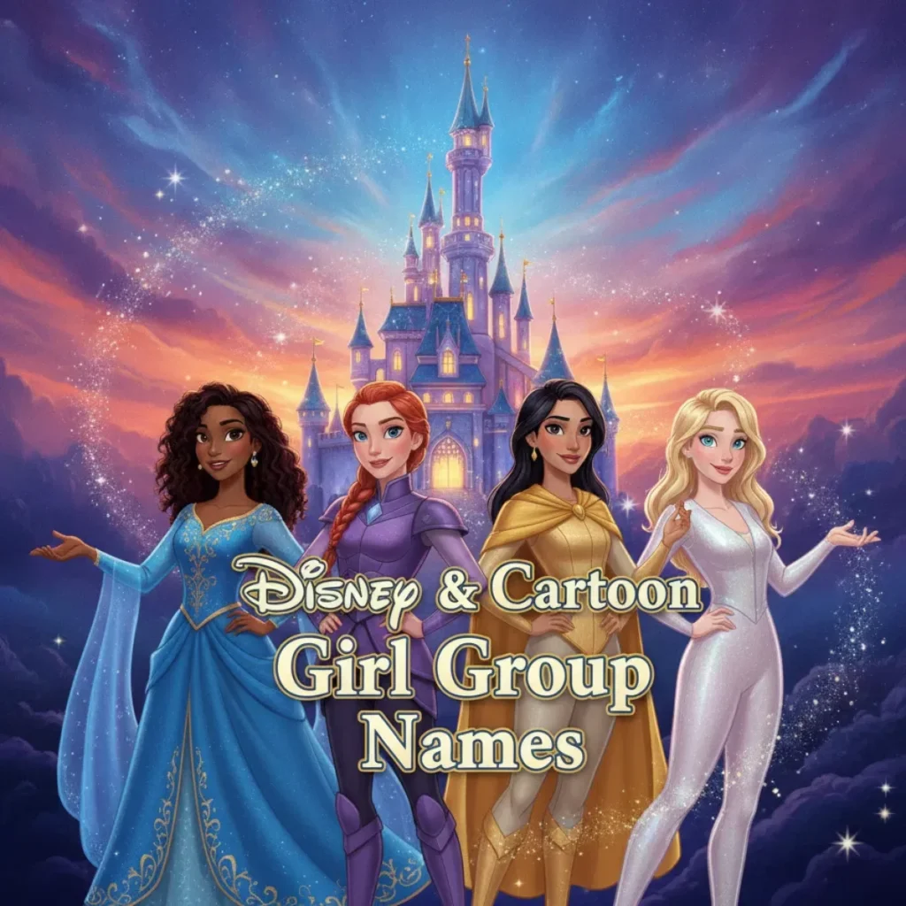 Disney & Cartoon Girl Group Names ๐ฐ