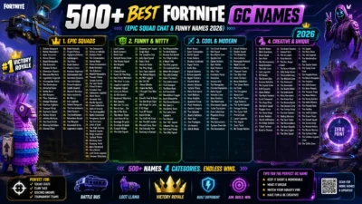 Fortnite GC Names