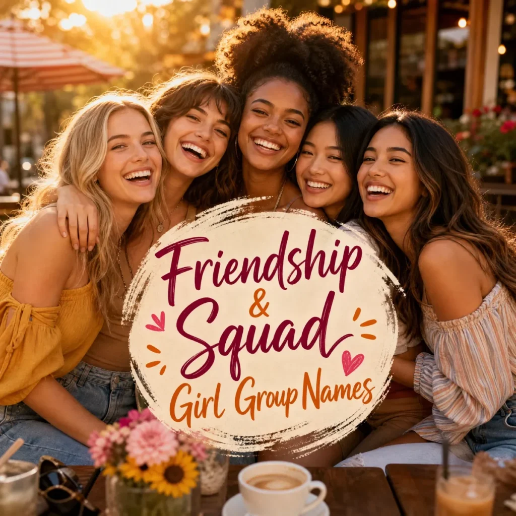 Friendship & Squad Girl Group Names 👯
